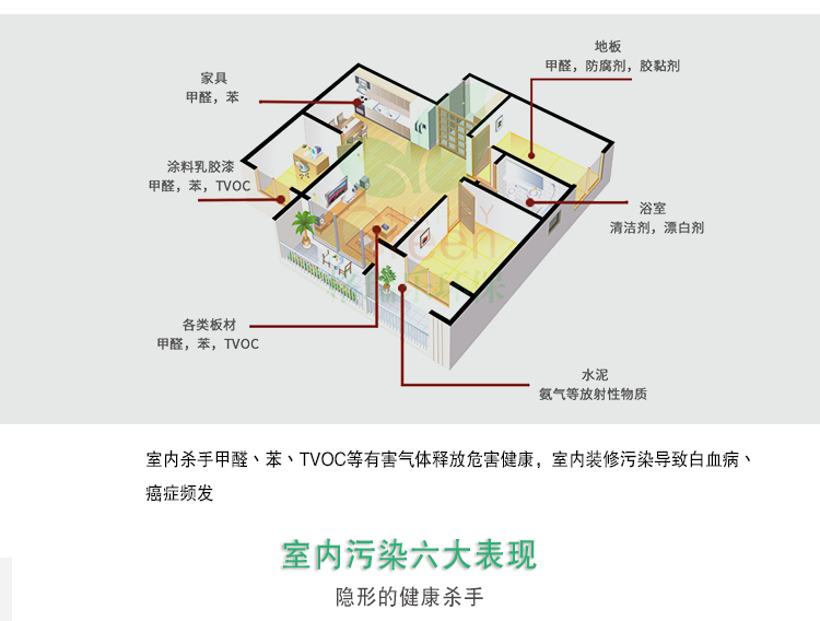 全新納米級光觸媒 安全環(huán)保 給新家大自然版氣息 安全除味 無毒無害 效果持久