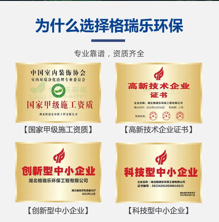 為什么選擇格瑞樂環(huán)保,專業(yè)靠譜，資質(zhì)齊全.國家甲級施工資質(zhì),高新技術(shù)企業(yè)證書,創(chuàng)新型中小企業(yè),科技型中小企業(yè)